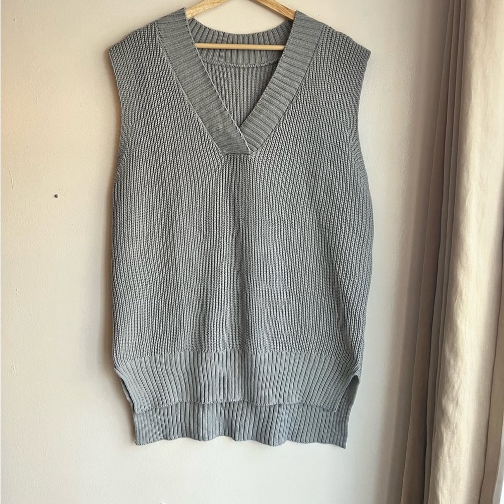 Long Sweater Vest